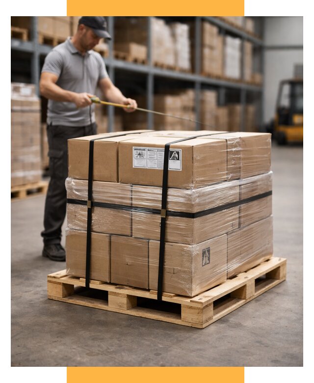 Упаковка и паллетирование грузов от 3567 р. | СетСервис-Длн