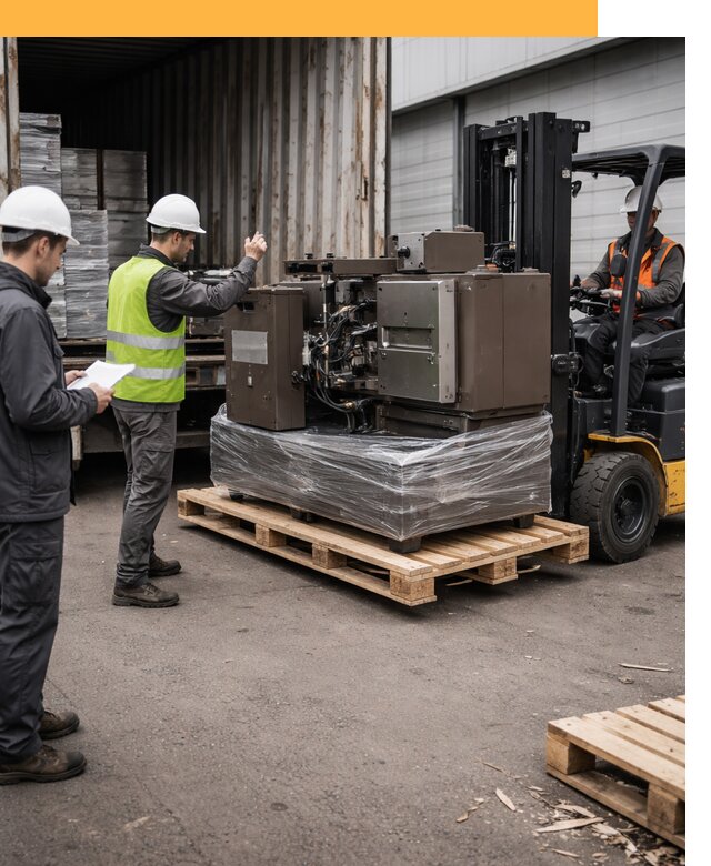 Доставка промышленного оборудования из Европы от 45855