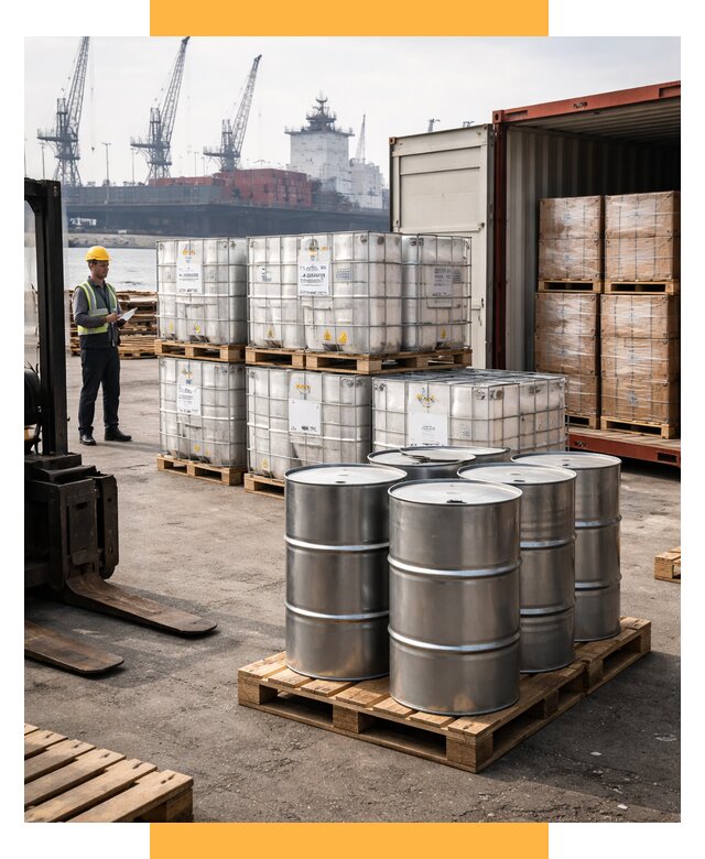 Доставка химического сырья из Индии от 254750 р. | СетСервис-Длн