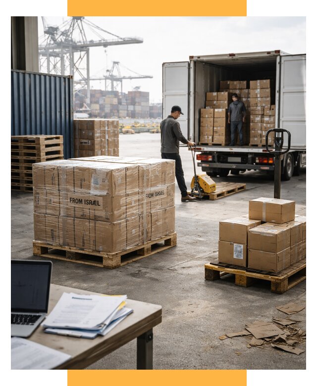Доставка грузов из Израиля от 15285 р., логистика от СетСервис-Длн