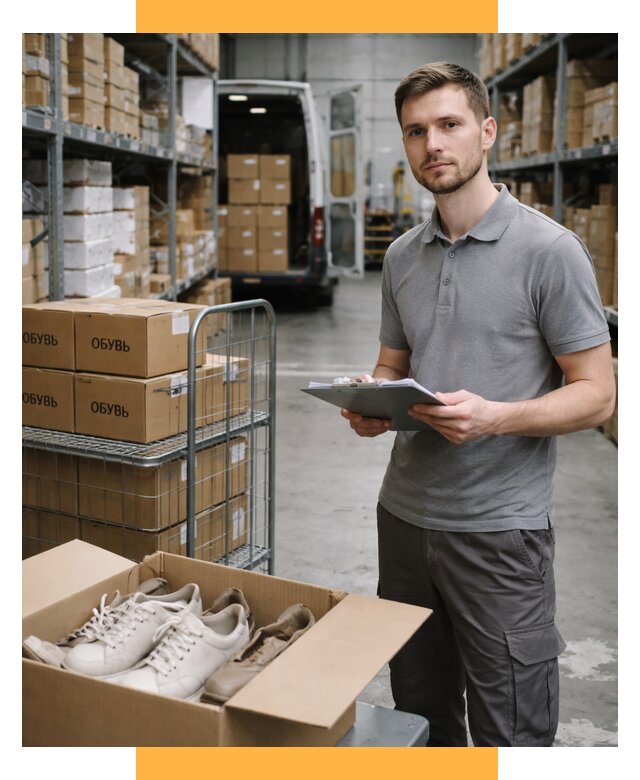 Доставка обуви из Китая и Турции от 4586 р. СетСервис-Длн