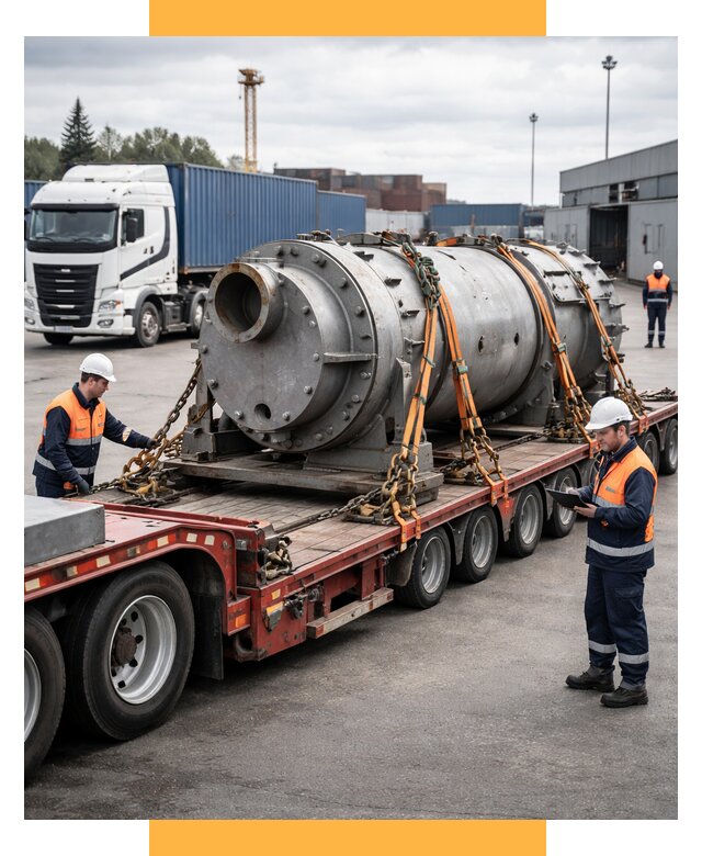 Перевозка тяжеловесных грузов под ключ от 152850 р. | СетСервис-Длн