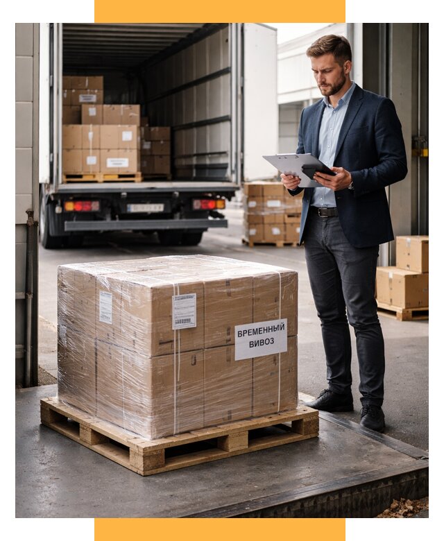 Временный вывоз товаров под ключ от 8152 р. | СетСервис-Длн