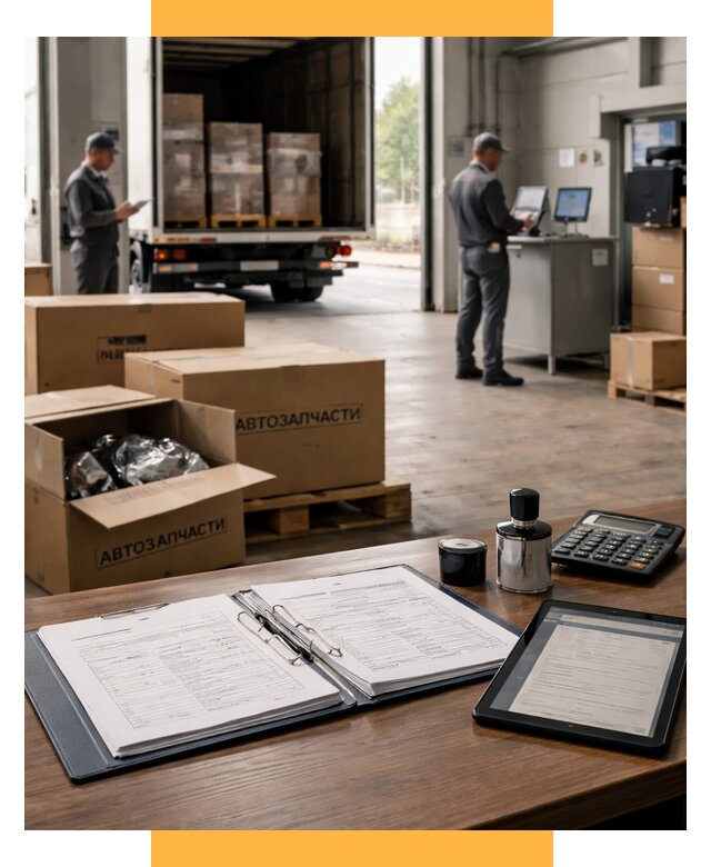 Таможенное оформление автозапчастей под ключ от 8662 р., СетСервис-Длн