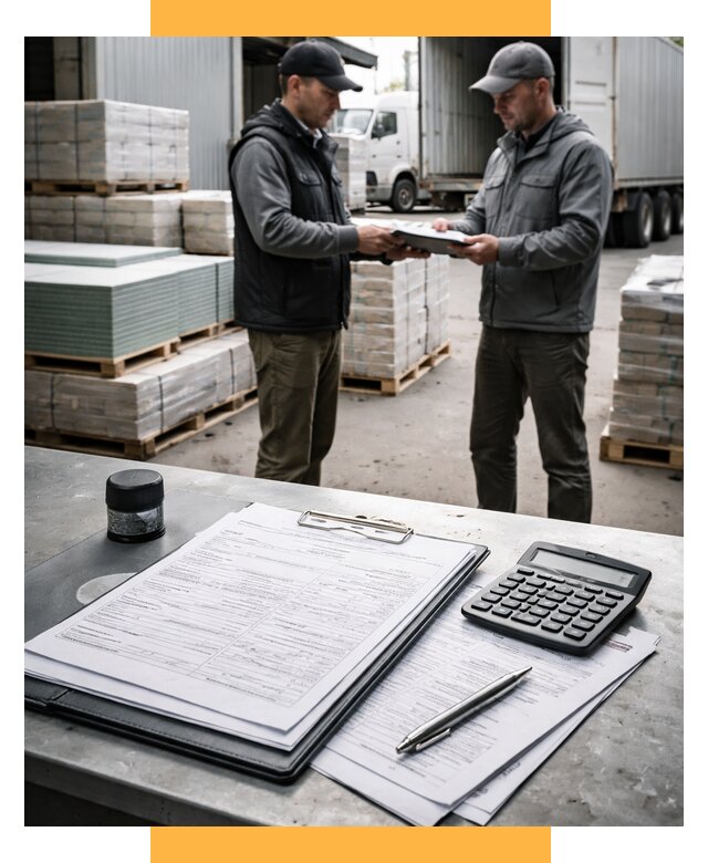 Таможенное оформление стройматериалов от 8662 р. | СетСервис-Длн