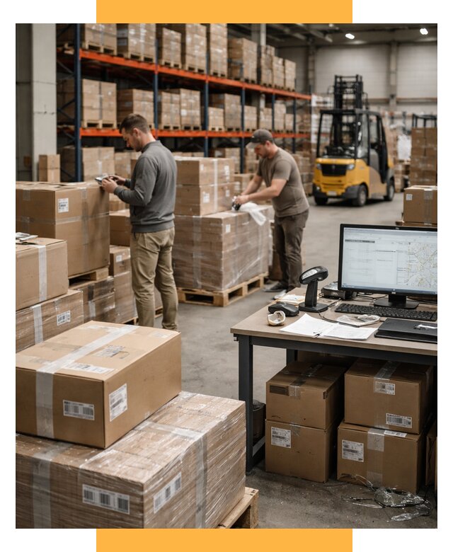 Склад консолидации в Европе от 6624 р., услуги СетСервис-Длн